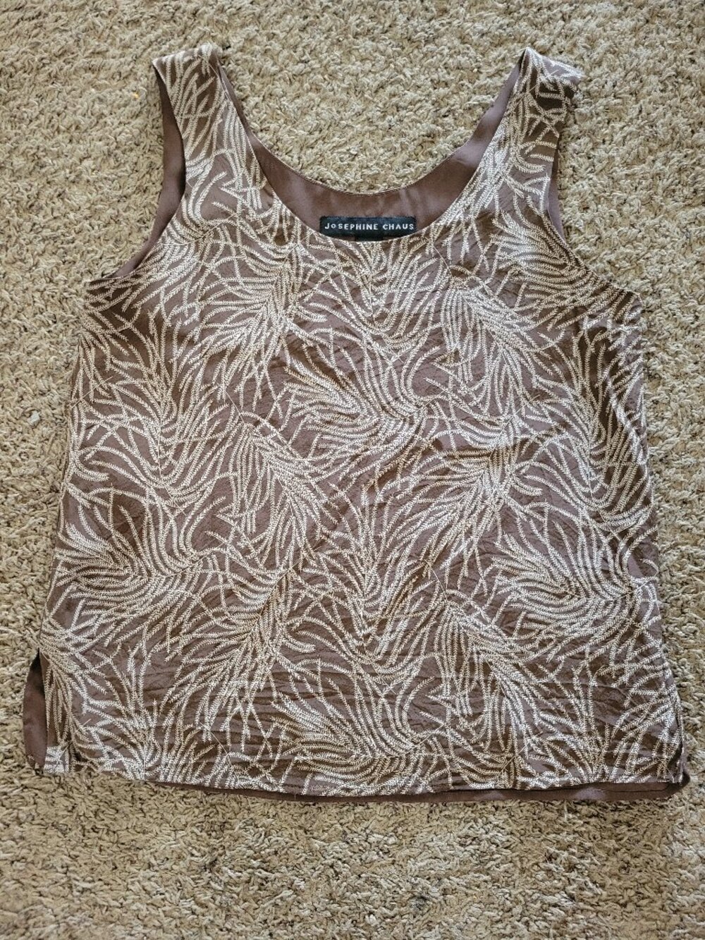 Josephine Chaus Brown Tank